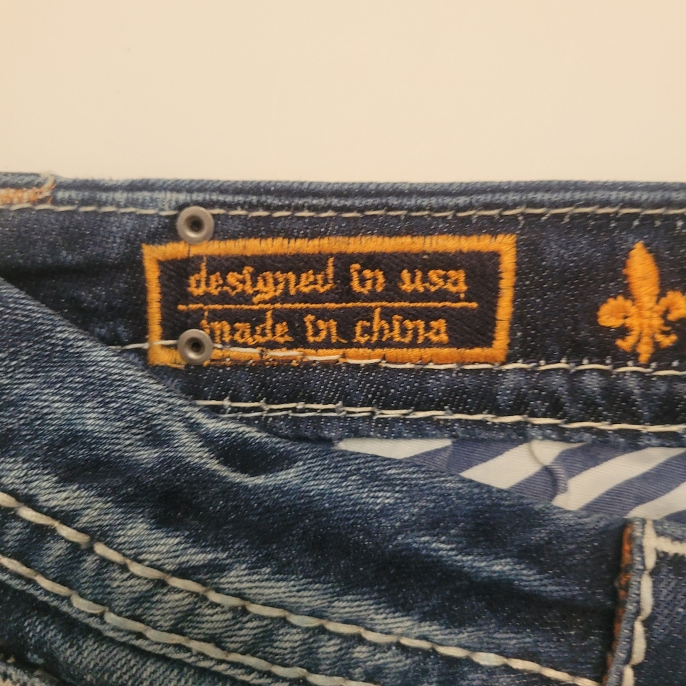 Rock Revival Durk Wash Easy Boot Irene Jeans Size 29 - Picture 9 of 15